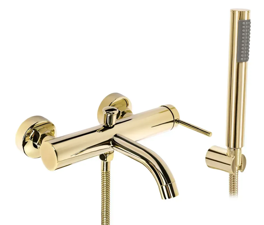 смеситель для ванны rea spot gold rea-b2081 золотой