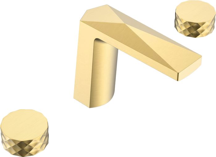 смеситель для умывальника врезной boheme venturo 150-g-diamond золото