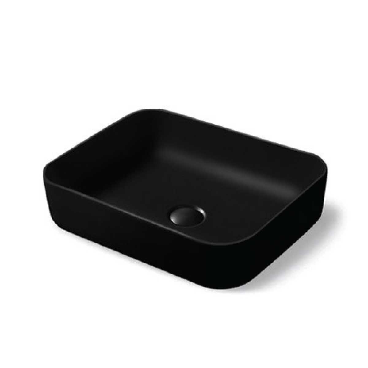 умывальник накладной vincea vbs-105mb 50x41 черный матовый