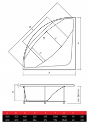 Ванна акриловая Vayer Boomerang 150x150 фото 3 ванна акриловая vayer boomerang 150x150 фото 3