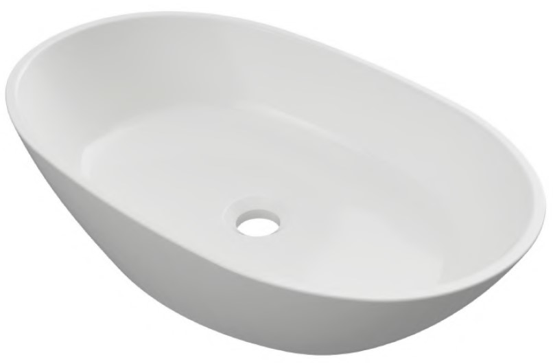 умывальник накладной aquastone aqs 2 60x35 белый матовый
