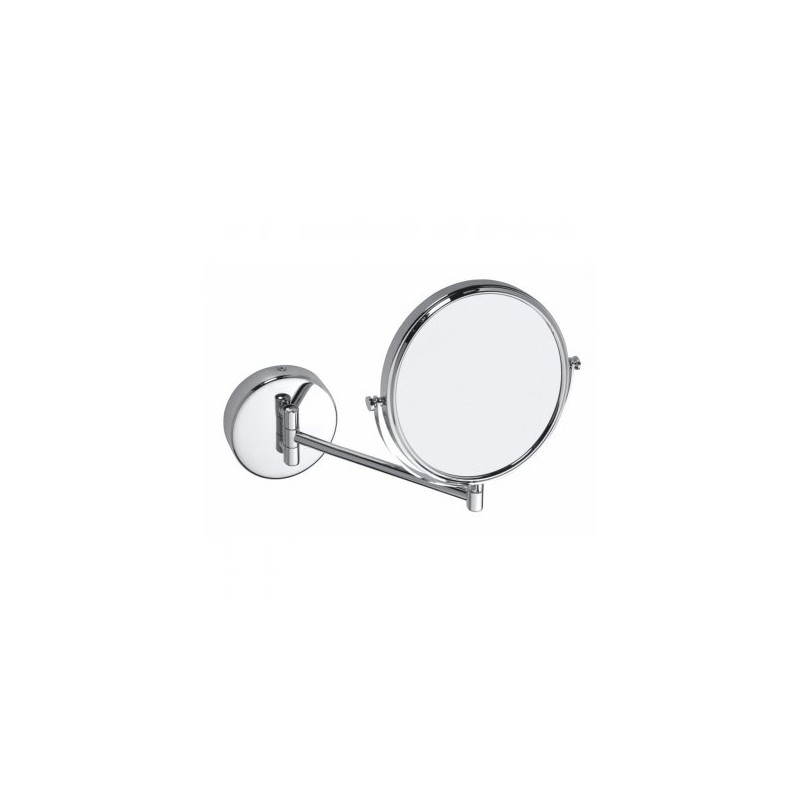 зеркало косметическое bemeta 112201522 двухстороннее, хром