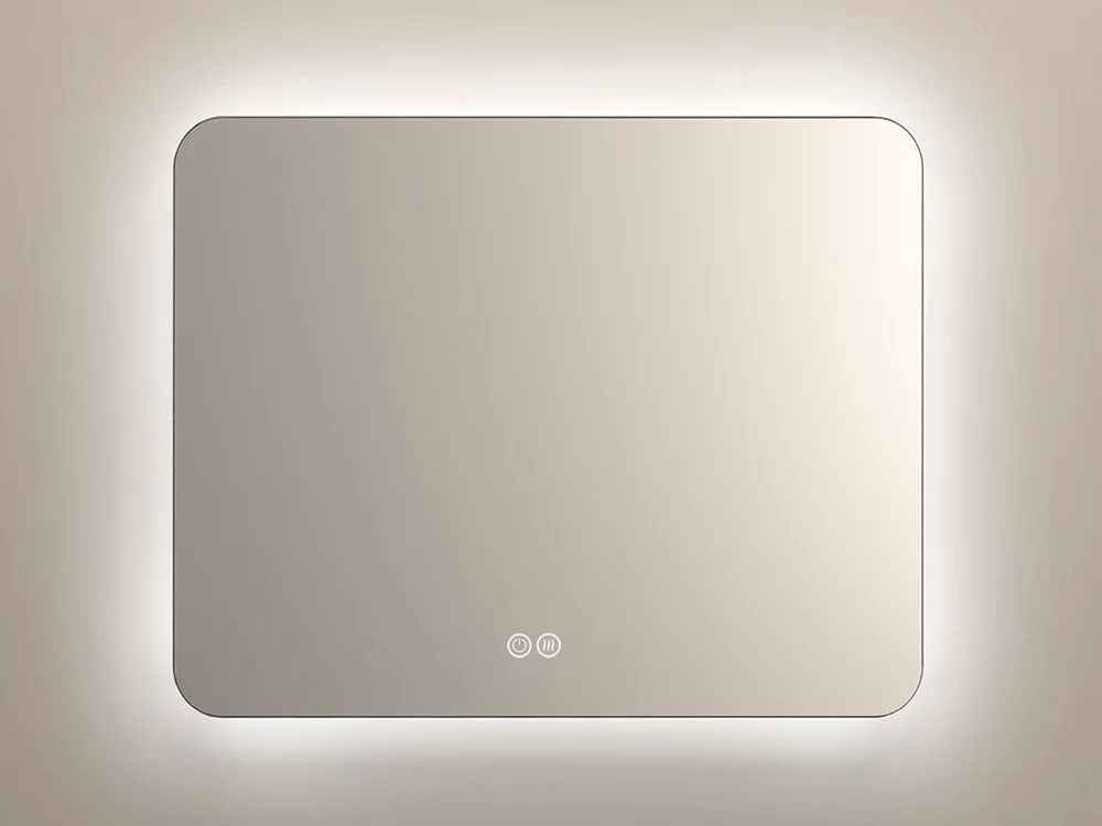 зеркало vincea vlm-3be100-2 100x80 с led подсветкой и подогревом