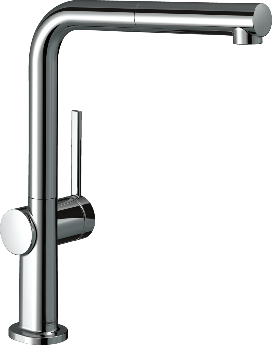 смеситель для кухни hansgrohe talis m54 72808000 хром, с вытяжным душем