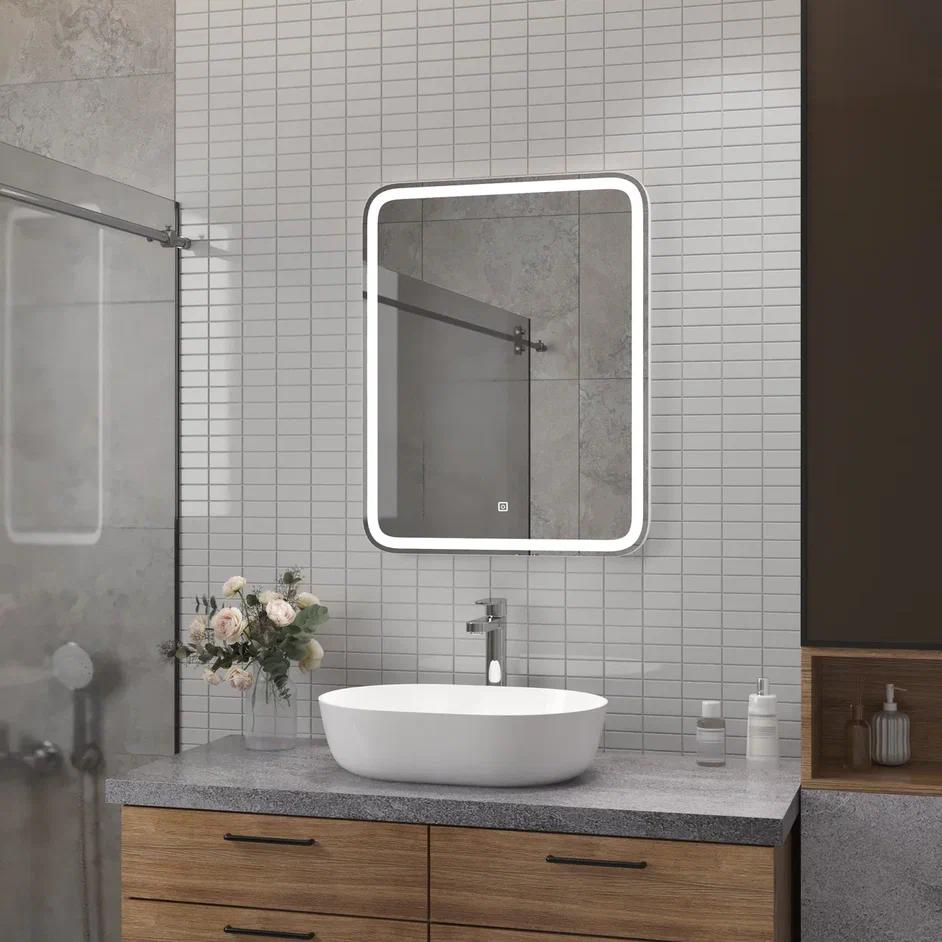 зеркало континент russo led 60x70 с подсветкой