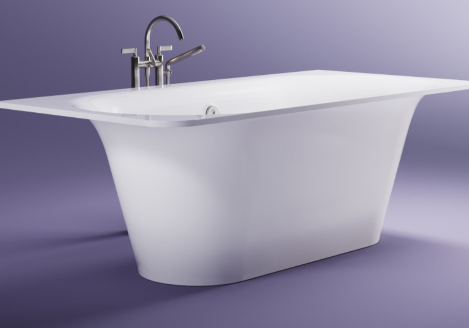 ванна из искусственного камня astra-form прима 185x90 ral, ncs и белый матовый