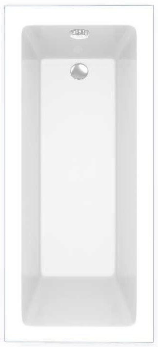 ванна акриловая bonito home (banoperito) delia 170x75 с ножками