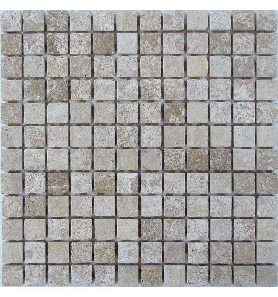 мозаика fk marble travertine latte 23-7t 30.5 х 30.5