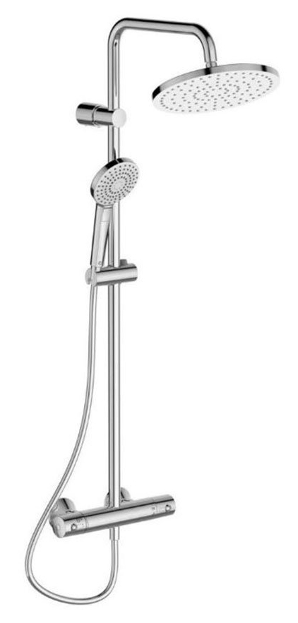 душевая стойка с термостатическим смесителем ideal standard idealrain luxe eco evo a6942aa