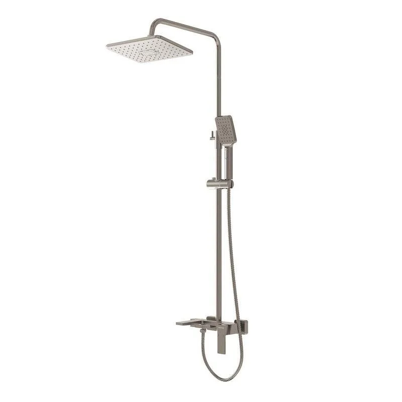 душевая стойка grossman style 500.k35.05.120 брашированный никель
