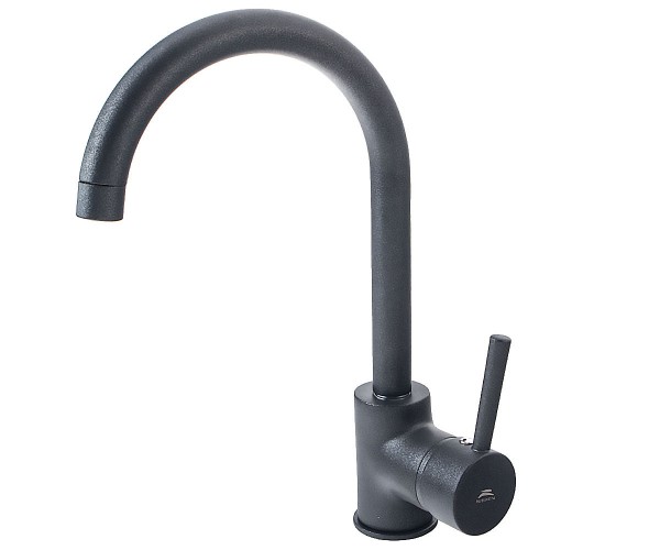 смеситель для кухни rubineta ultra u-33 (bk) u30068 черный