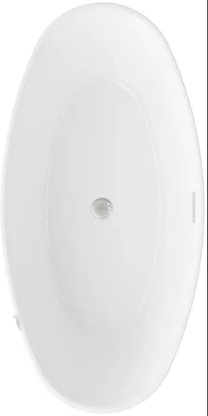 ванна акриловая polimat mango 150x75 белая
