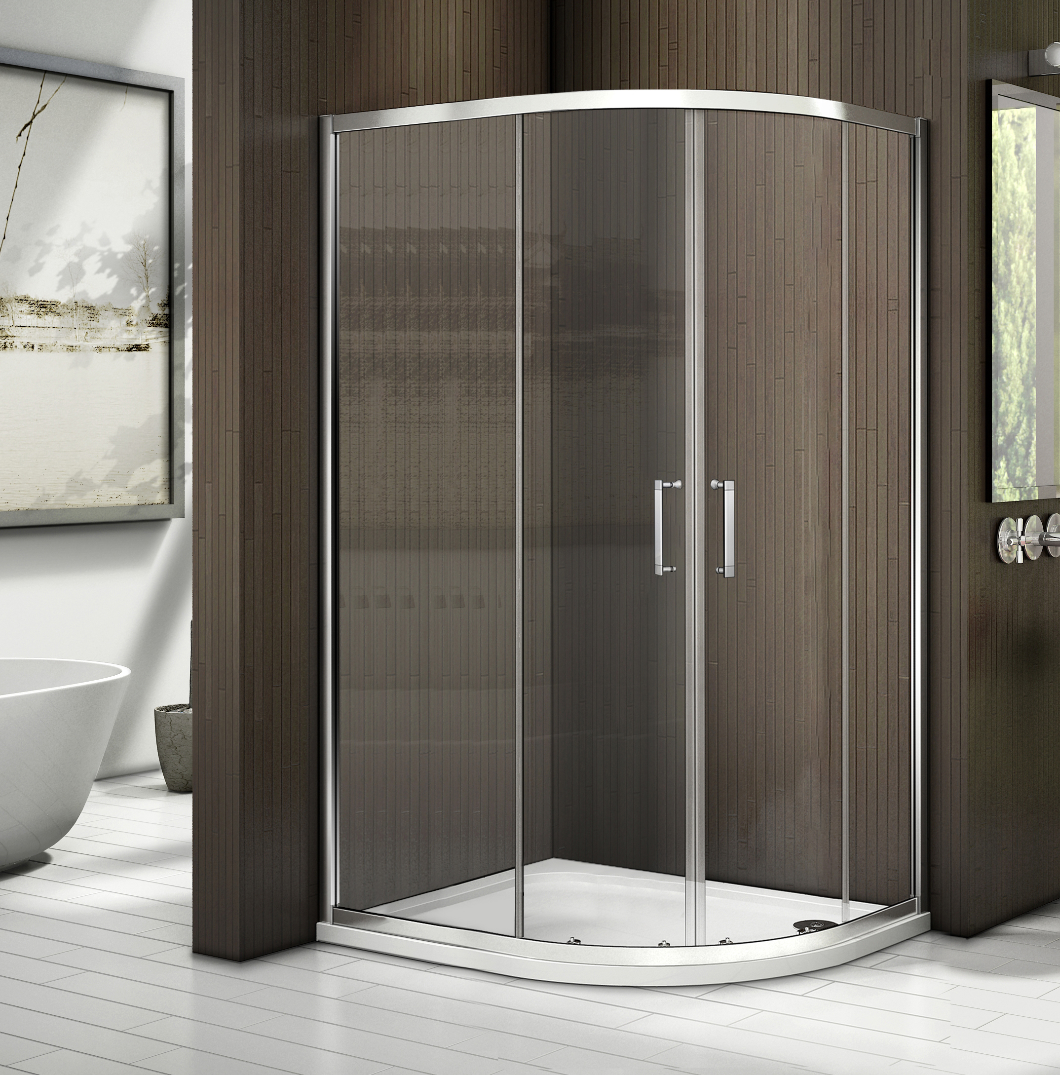 душевой уголок gooddoor latte r-120-c-we 120x80