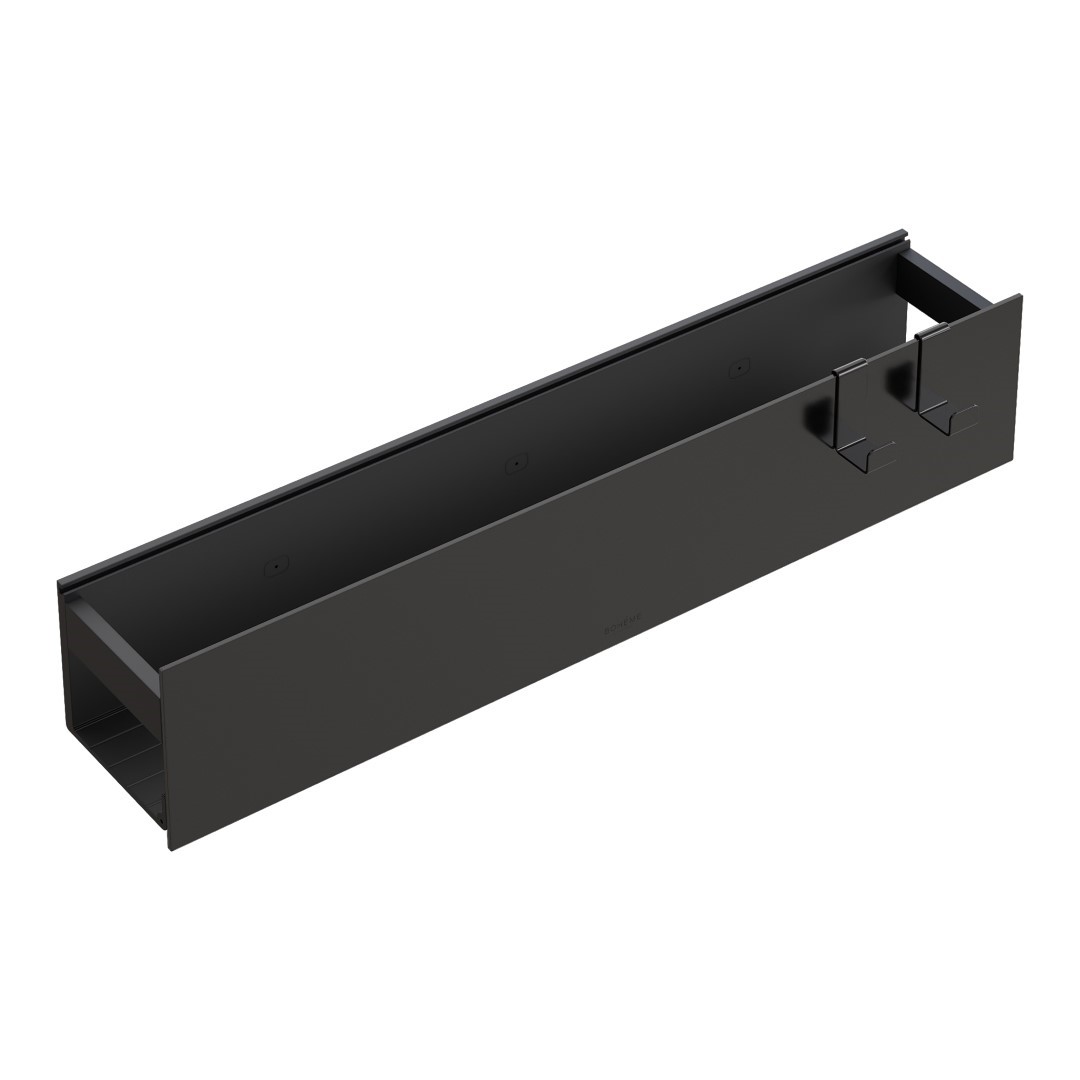 полка boheme space 60 см графит глянцевый