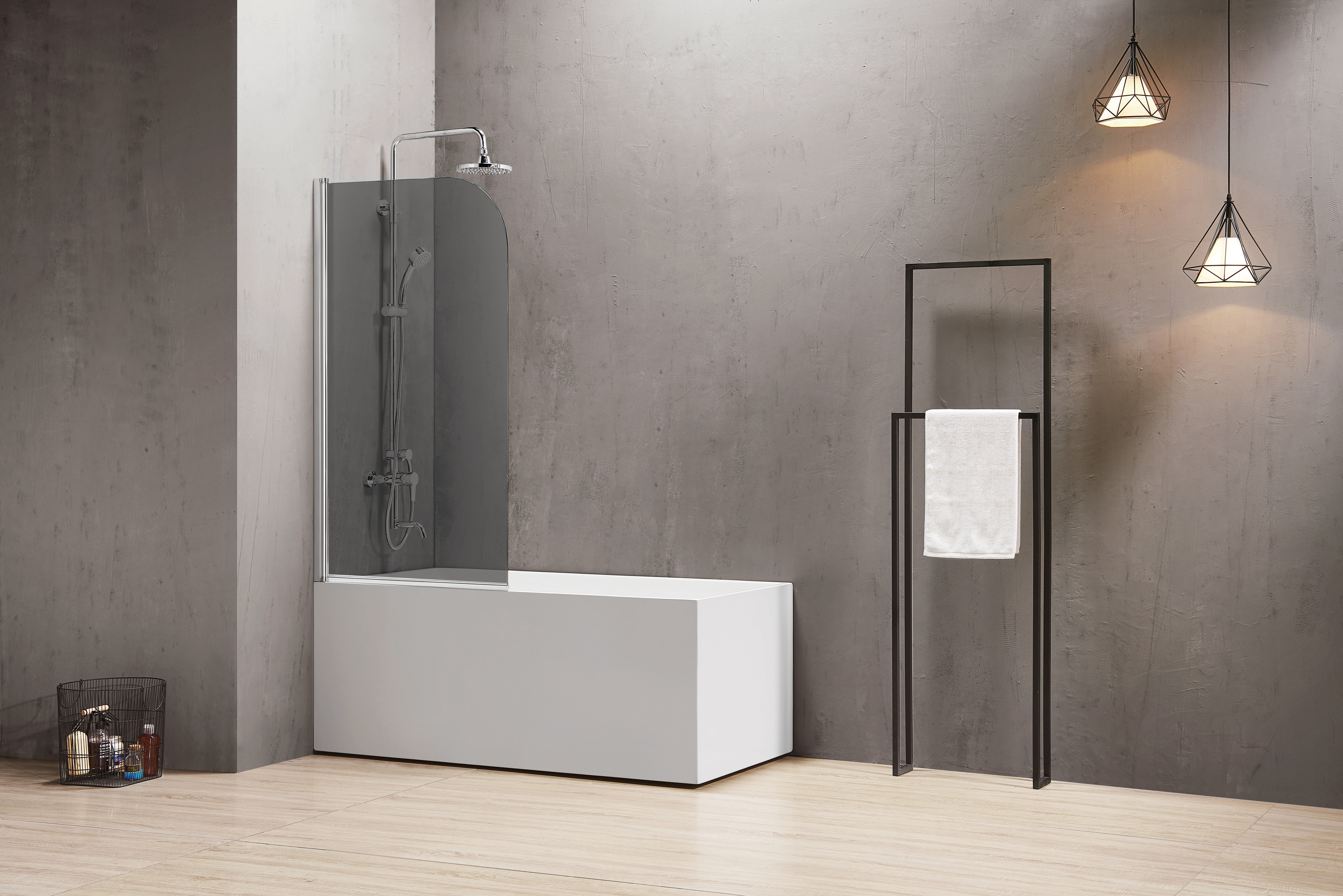 Душевой уголок Gutewetter Practic Square GK-422 90x90 (матовый хром/стекло бесцветное) фото 3 душевой уголок gutewetter practic square gk-422 90x90 (матовый хром/стекло бесцветное) фото 3