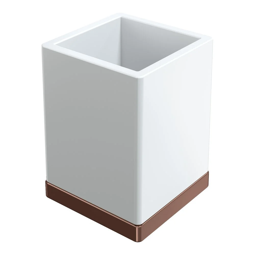 стакан настольный boheme qubic 10961-cb copper brushed, брашированная медь