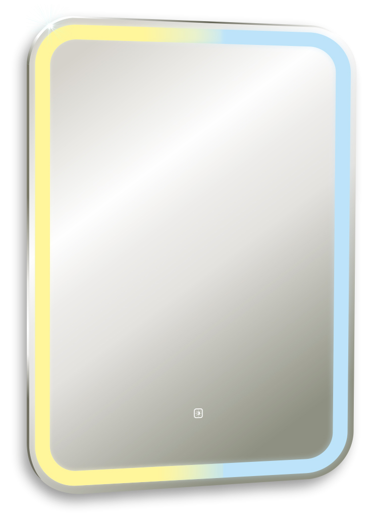 зеркало silver mirrors мальта-тх 55x80 сенсорный выключатель, теплый/холодный свет