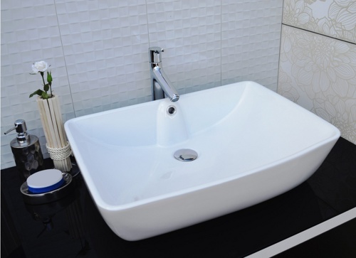 умывальник ceramalux 9121 59x42