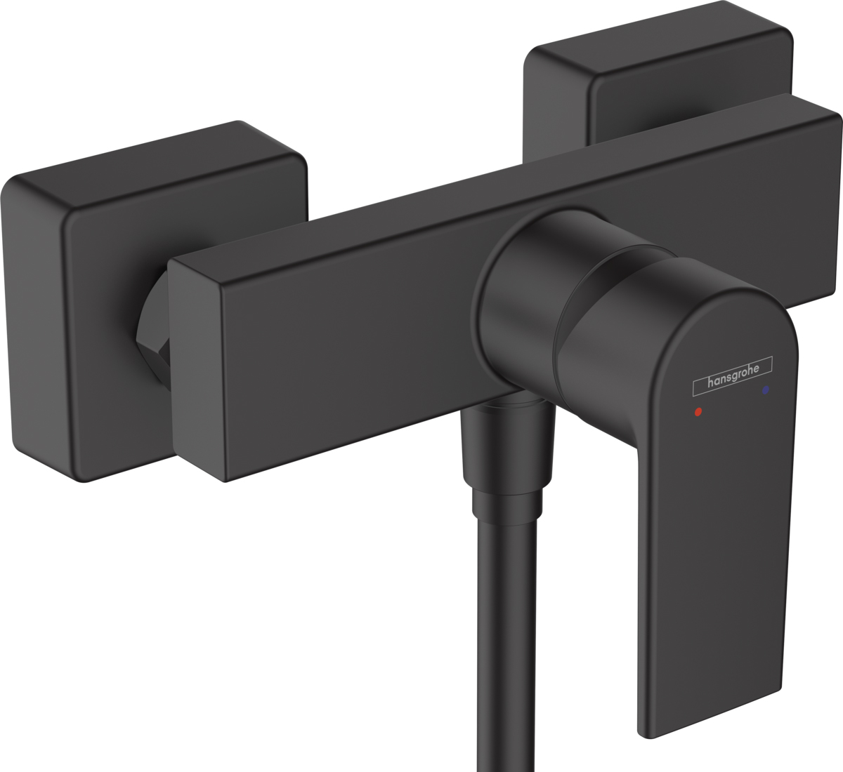 смеситель для душа hansgrohe vernis shape 71650670 черный матовый