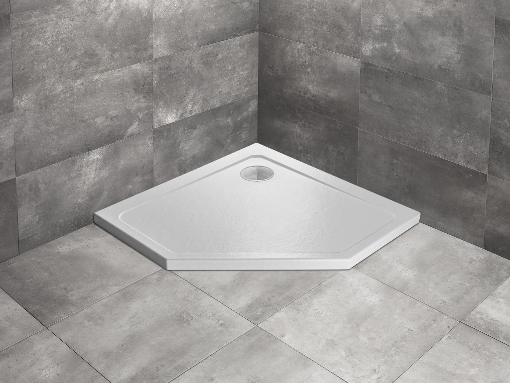 душевой поддон radaway doros pt 90x90 stone white