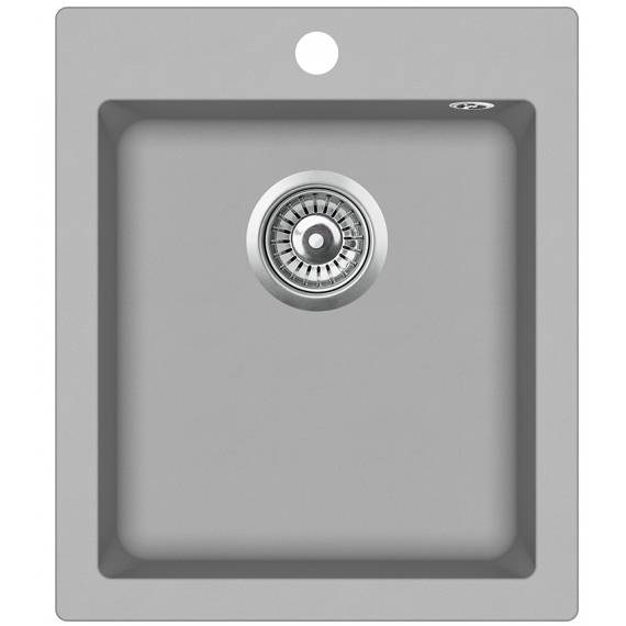 кухонная мойка aquasanita simplex sqs 100 220 w 42,5x50 argent