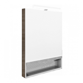 шкаф с зеркалом roca the gap zru9302844 60 тиковое дерево