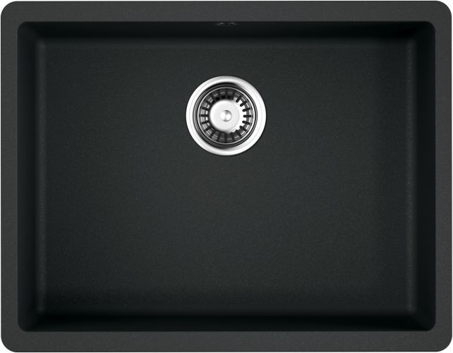 кухонная мойка omoikiri kata 54-u-bl 54x42 черный