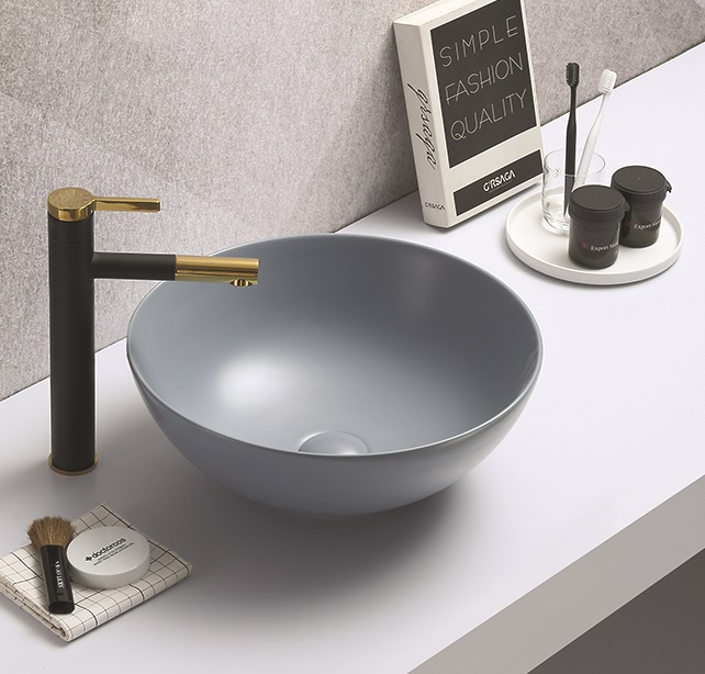 умывальник ceramalux 104mhl-4 41,5x41,5 голубой