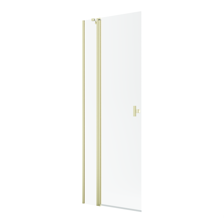 душевой уголок radaway nes 6 brushed light gold walk-in kdd ii 90x200 левый стекла прозрачные, профиль брашированное светлое золото