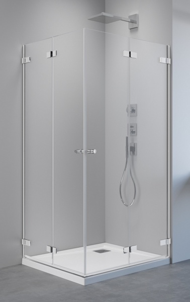 душевой уголок radaway arta kdd b 100x100 прозрачное/хром