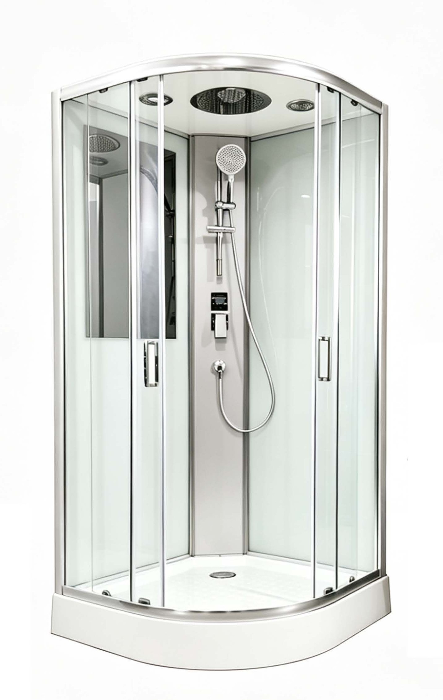 душевая кабина aquabath atlas ab-1000b 90x90 стекло прозрачное, профиль хром