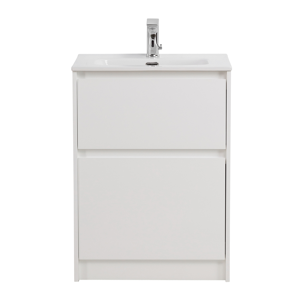 тумба под умывальник belbagno kraft39-700/390-2c-pia-bo bianco opaco