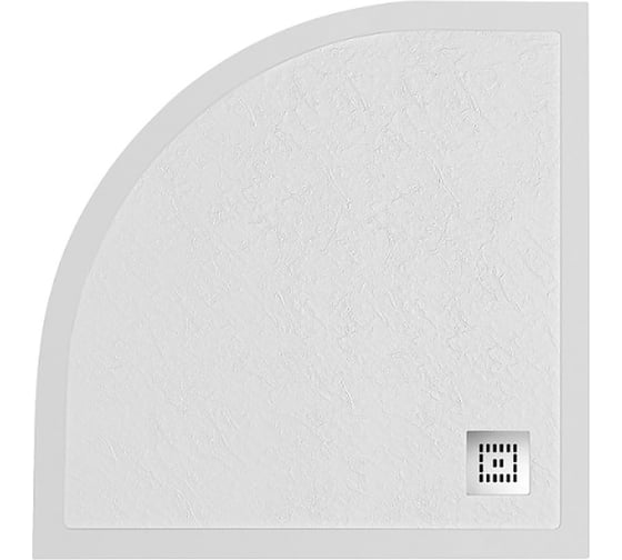 душевой поддон belbagno tray-mr-uno-r-90-550-35-w 90x90, белый