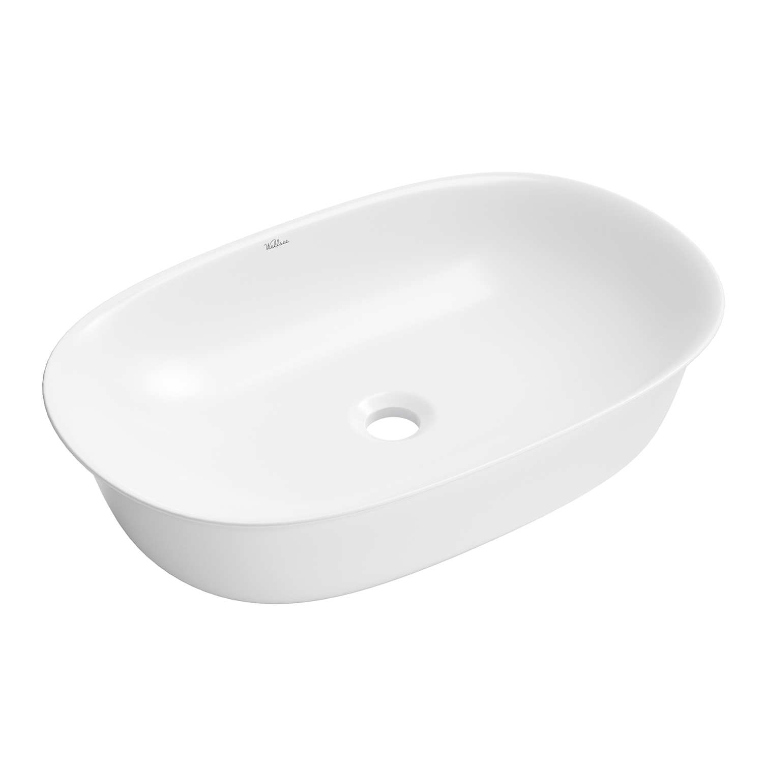 умывальник накладной wellsee brillant icon 326001000 50x40 белый глянец