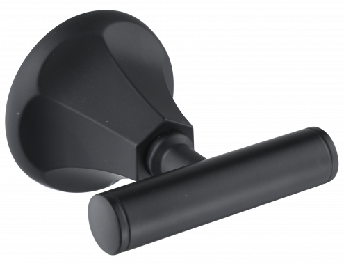 крючок двойной ceramalux biatichi 73001-1 черный матовый