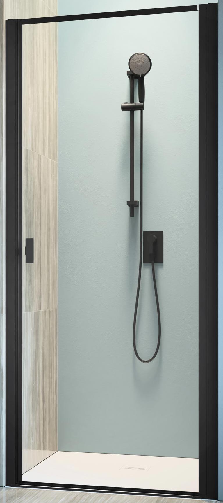душевая дверь radaway nes black dwj i frame 90 90x200 l стекло прозрачное