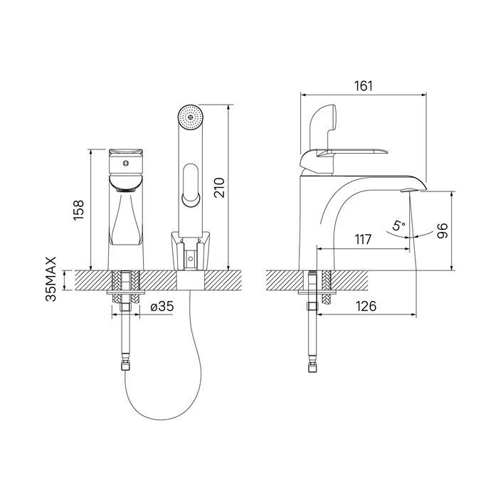 Душевой уголок Gutewetter Practic Rectan GK-403 95x80 (матовый хром/стекло бесцветное) фото 3 душевой уголок gutewetter practic rectan gk-403 95x80 (матовый хром/стекло бесцветное) фото 3
