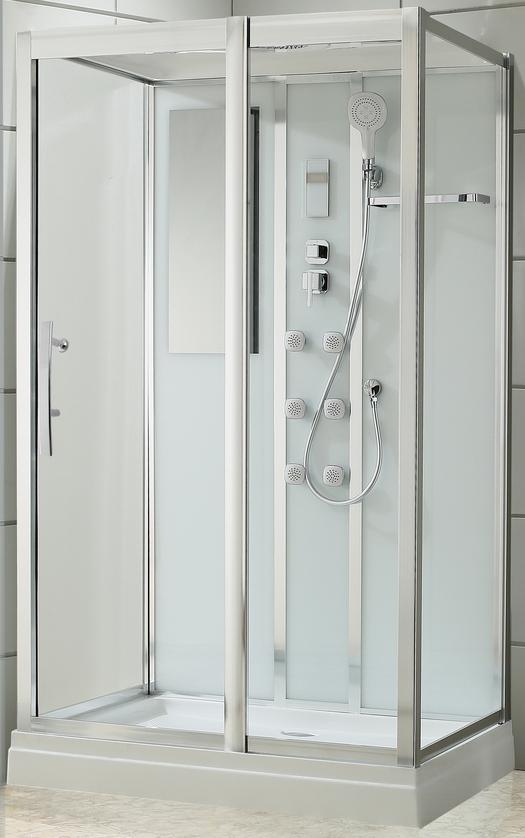 Душевой уголок Gutewetter Shape Round GK-864A 90x90 (хром/стекло матовое) фото 2 душевой уголок gutewetter shape round gk-864a 90x90 (хром/стекло матовое) фото 2