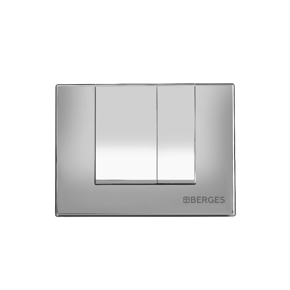 клавиша для инсталляции berges novum s3 040043 хром глянец