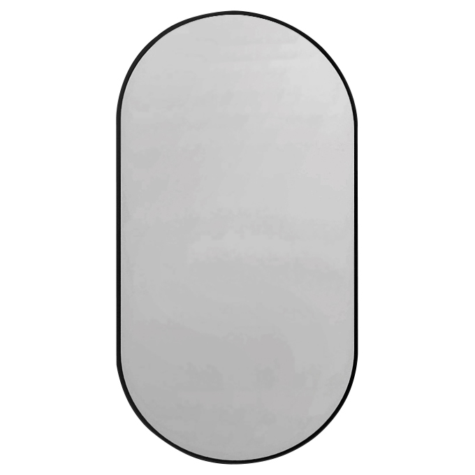 зеркало abber immer offen ag6401b 60x120 черный