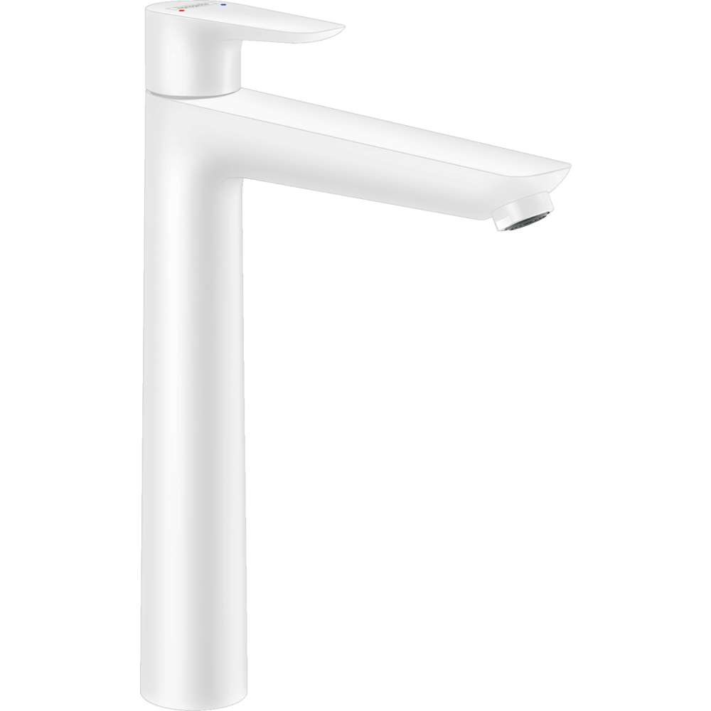 смеситель для умывальника hansgrohe talis e 240 71717700 белый матовый