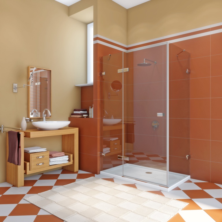 душевой уголок gutewetter trend rectan gk-863 110x80 (хром/стекло бесцветное two)