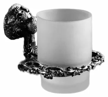 подставка для зубных щеток art&max sculpture am-b-0684-t серебро