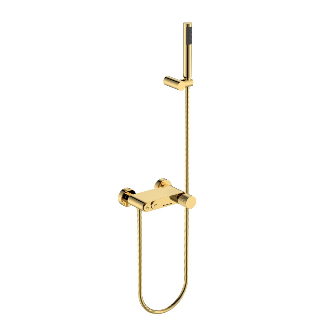 смеситель для ванны boheme stick spirale gold золото