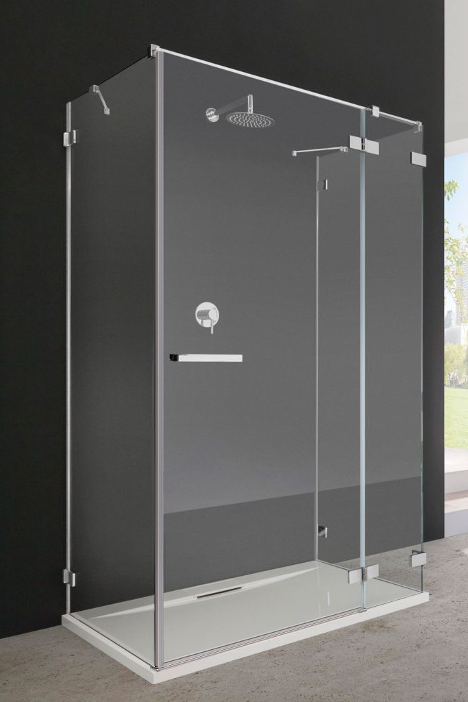 душевой уголок radaway euphoria kdj+s 100x100 стекло прозрачное