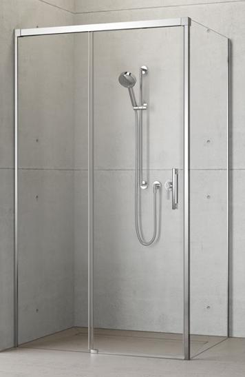душевой уголок radaway idea kdj 130x120 прозрачное/хром