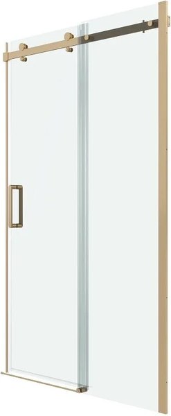 душевая дверь grossman classic 100.k33.04.160.32.00 160x195 стекла прозрачные, профиль золото