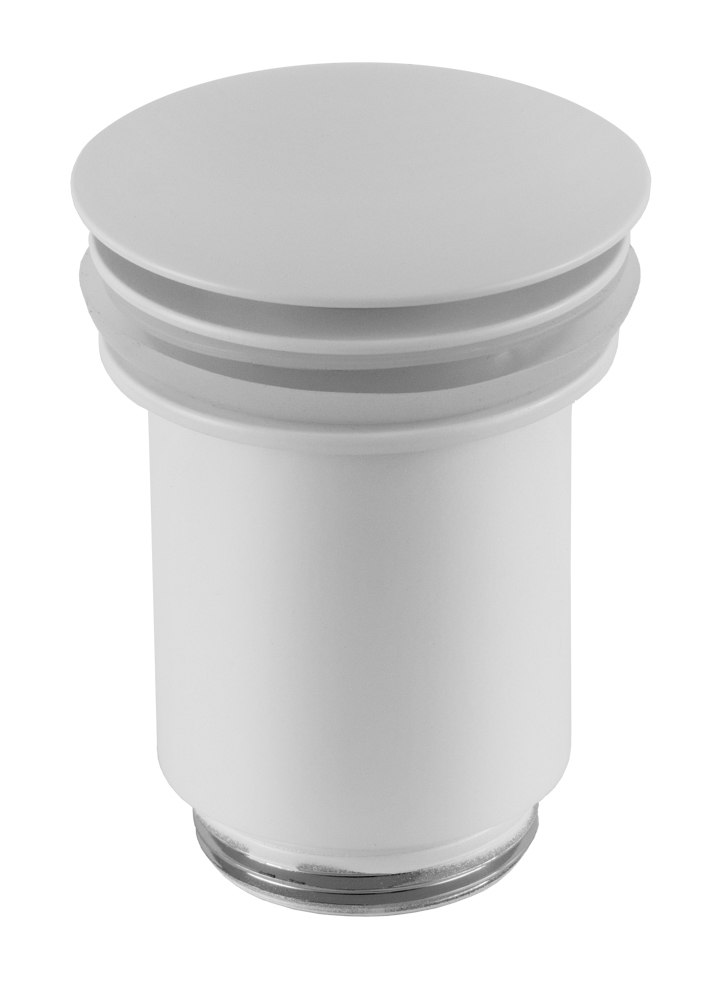 донный клапан без перелива 1”1/4 remer 904cc114bo белый матовый
