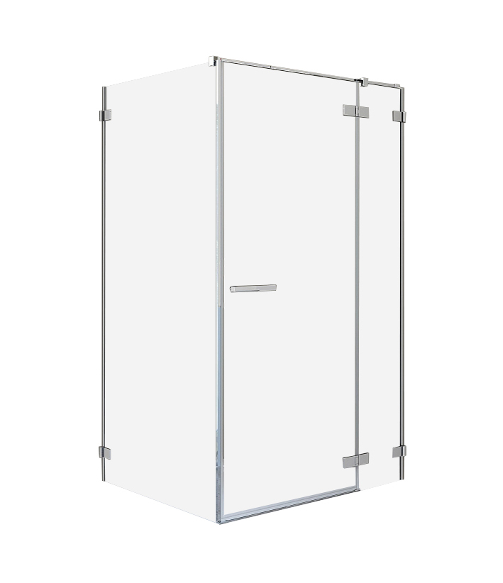 душевой уголок radaway arta kdj ii 90x110 стекло прозрачное / профиль хром