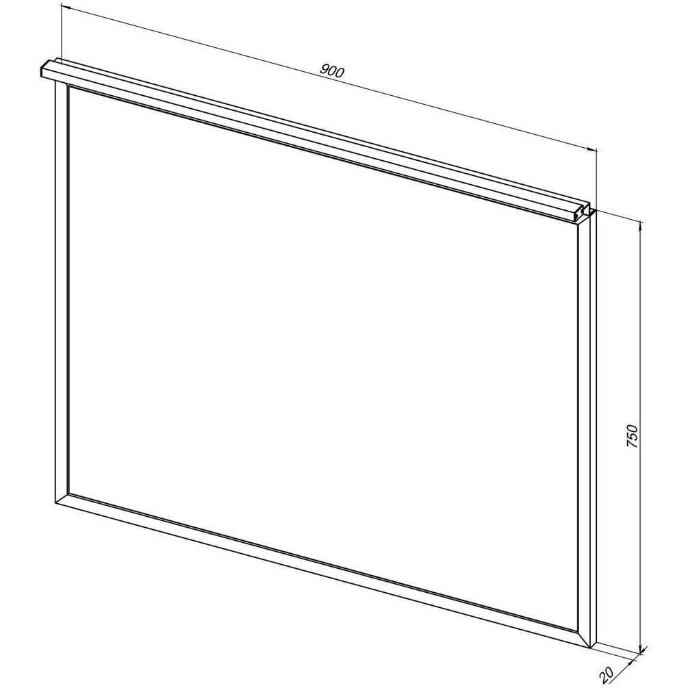 зеркало allen brau priority 90x75 1.31016.60 медь браш